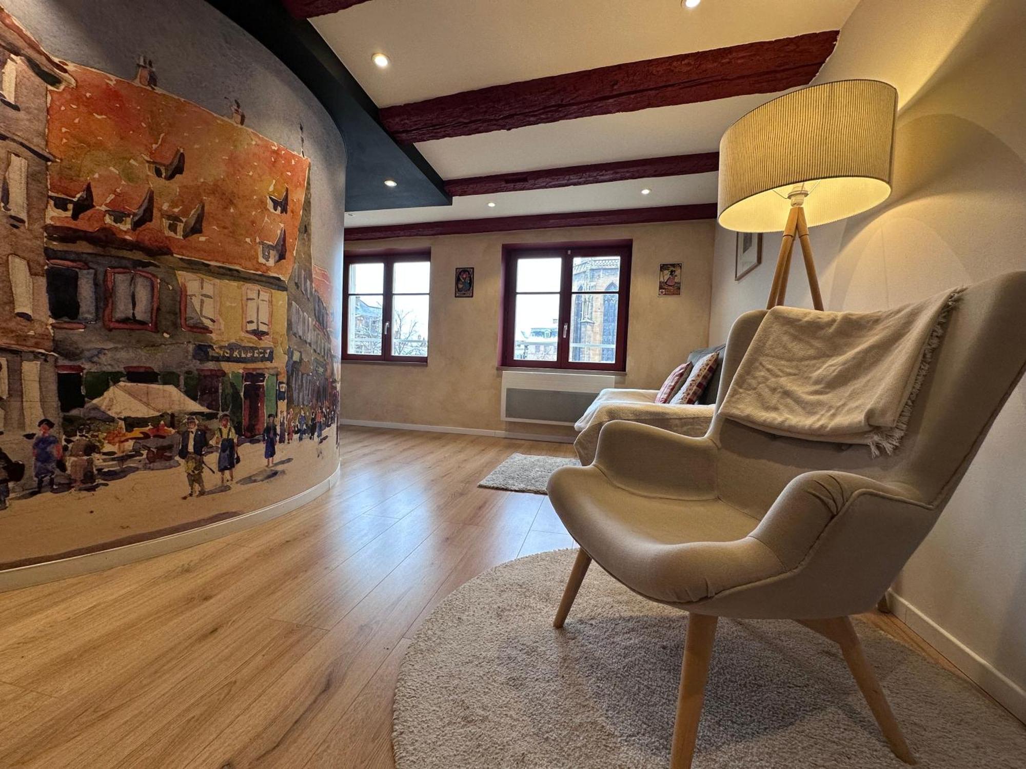 B'M Yerri - Appartement 4 Pers - Vue Cathedrale コルマール エクステリア 写真